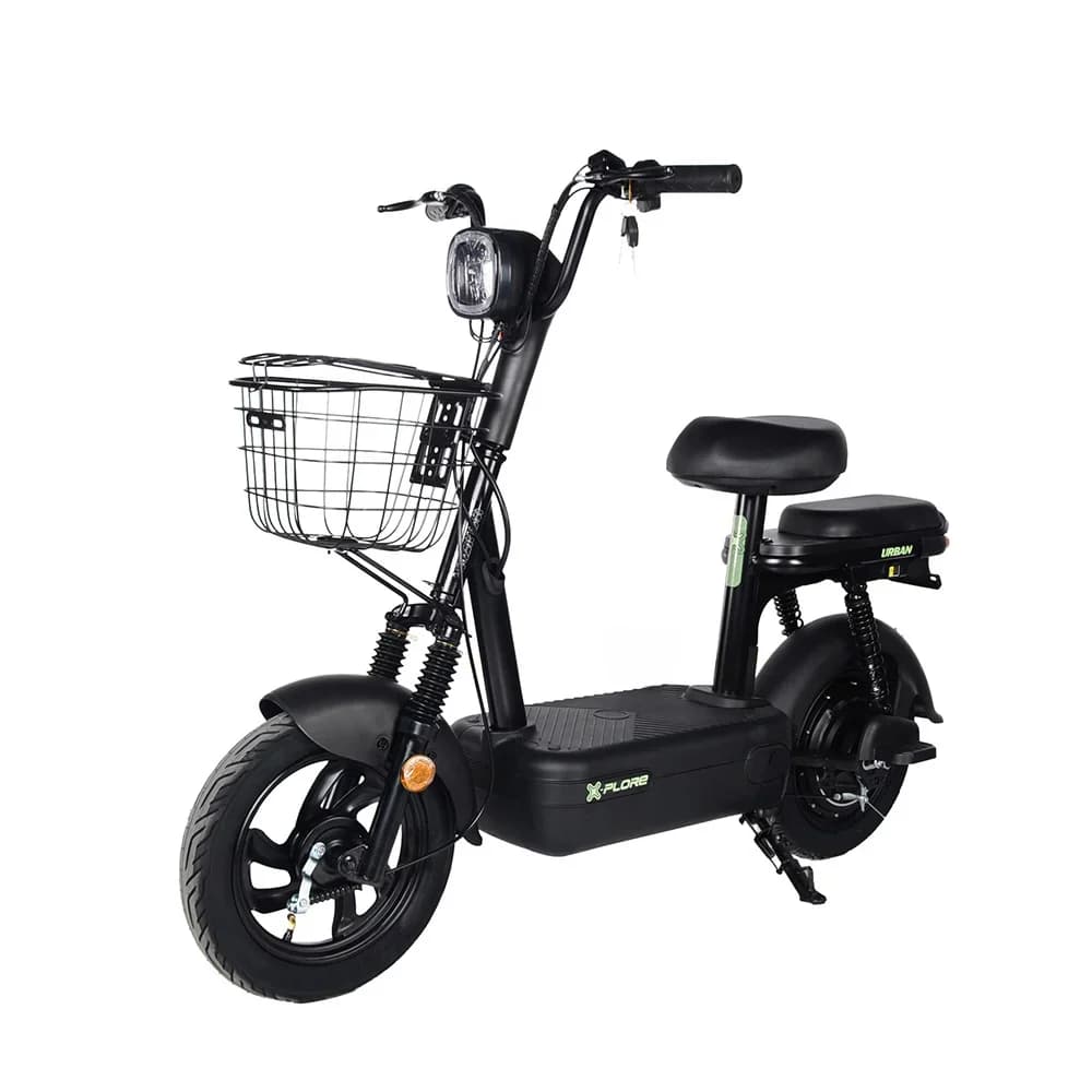 Scooter elétrica X-Plore Urban 500W preta na Pantera em Quirinópolis